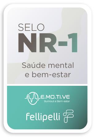 Selo NR-1 Saúde Mental e Bem-estar